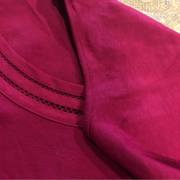 NWT Lauren Ralph Lauren Fuchsia Blouse XL - Picture 6 of 8